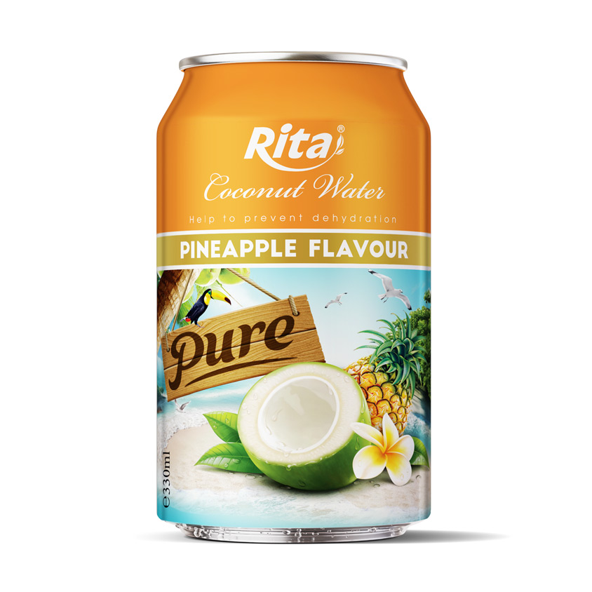 Rita Coconut water With pineapple juice in 330 ml Alu Can
